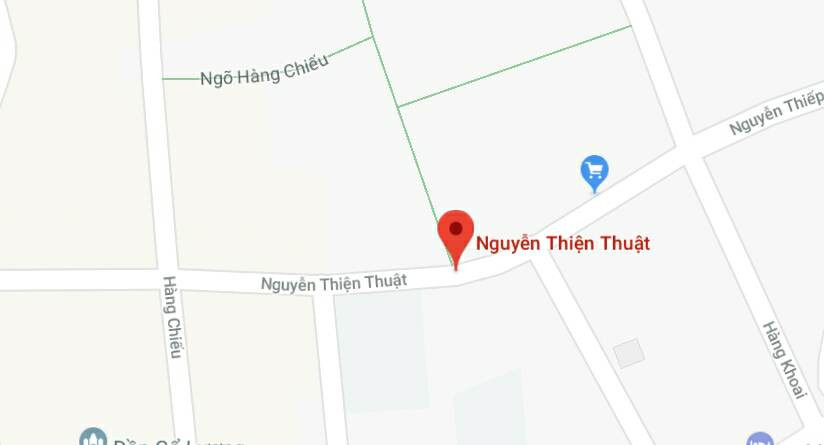 Phố Nguyễn Thiện Thuật, quận Hoàn Kiếm, Hà Nội.
