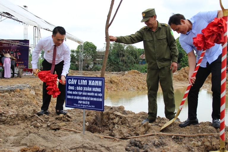 Toàn cảnh lễ khởi công Trung tâm từ thiện Văn hào Nhân sĩ