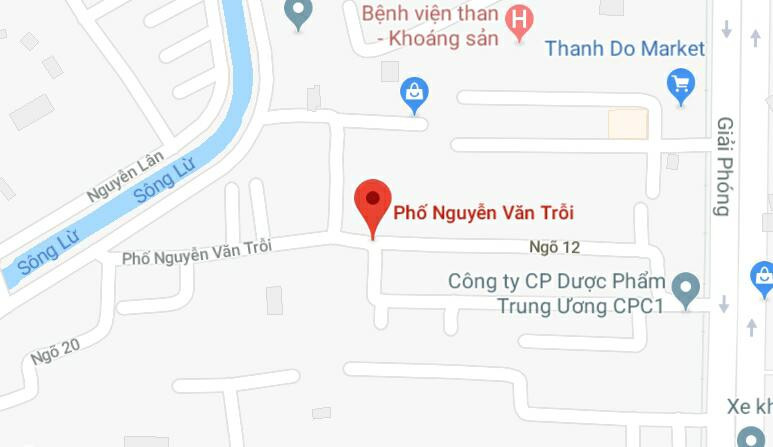 Phố Nguyễn Văn Trỗi, quận Thanh Xuân, Hà Nội.