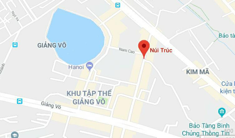 Phố Núi Trúc, quận Ba Đình, Hà Nội