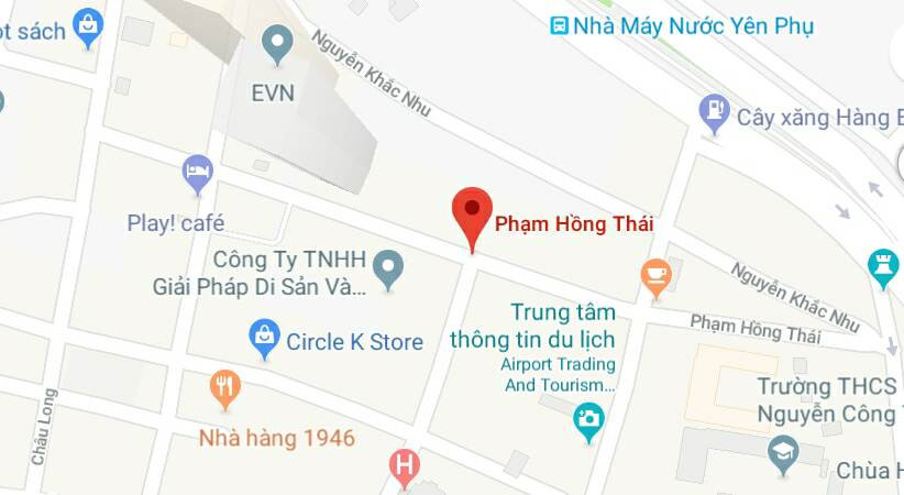 Phố Phạm Hồng Thái, quận Ba Đình, Hà Nội.