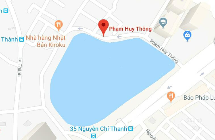 Phố Phạm Huy Thông, quận Ba Đình, Hà Nội