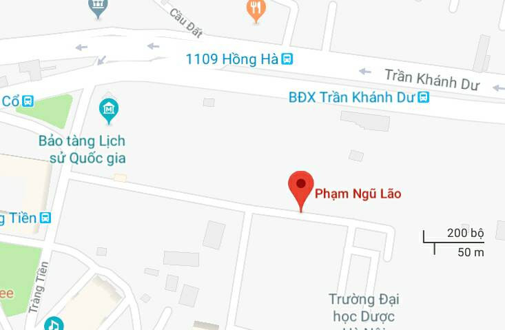Phố Phạm Ngũ Lão, quận Hoàn Kiếm, Hà Nội.