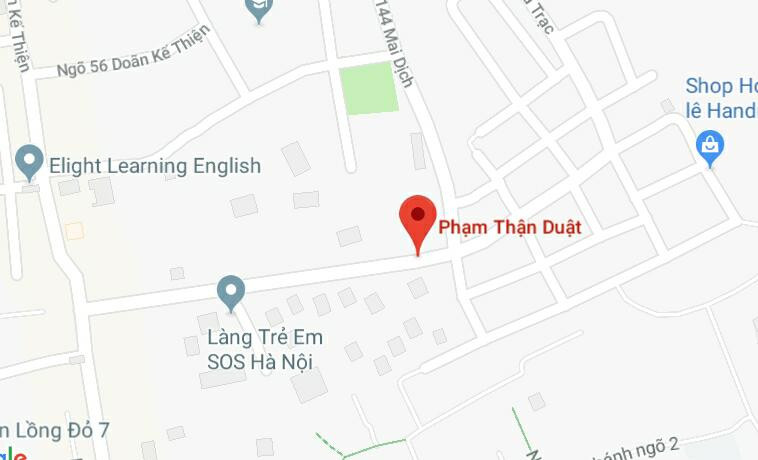 Phố Phạm Thận Duật, quận Cầu Giấy, Hà Nội.