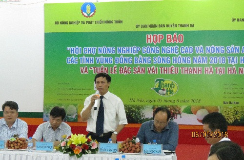 Sắp diễn ra Hội chợ Nông nghiệp công nghệ cao và Nông sản an toàn các tỉnh vùng Đồng bằng sông Hồng 2018