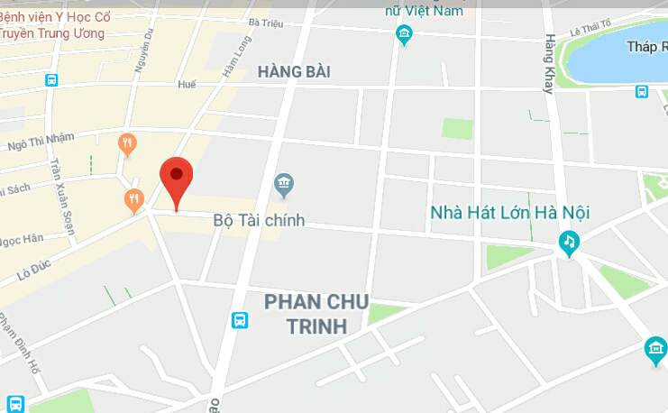 Phố Phan Chu Trinh, quận Hoàn Kiếm, Hà Nội.