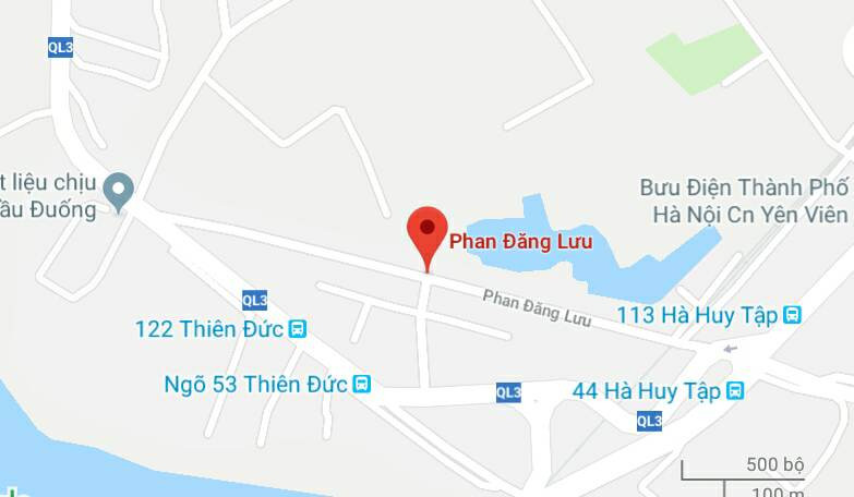 Đường Phan Đăng Lưu, huyện Gia Lâm, Hà Nội.