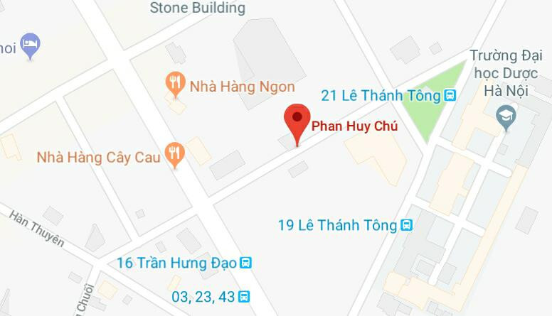 Phố Phan Huy Chú, quận Hoàn Kiếm, Hà Nội.