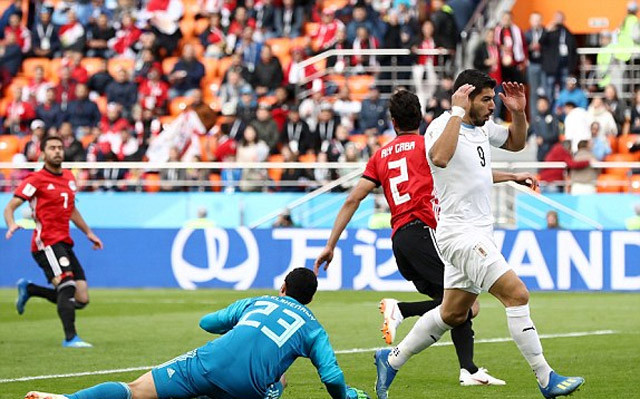 Trực tiếp Uruguay 0-0 Ai Cập: Uruguay chơi tất tay