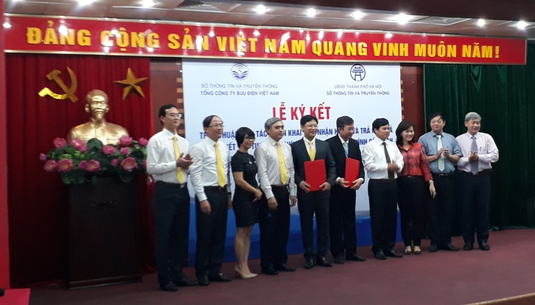 UBND TP Hà Nội và Tổng Công ty Bưu điện Việt Nam ký thoả thuận hợp tác