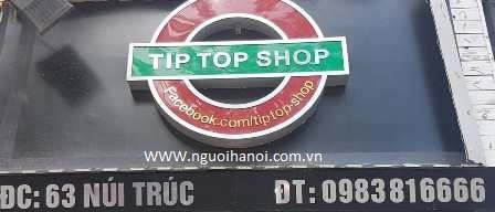 Số 63 Núi Trúc, Ba Đình, Hà Nội: Tip top shop