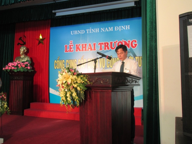 Nam Định: Khai trương Cổng cung cấp dịch vụ công trực tuyến