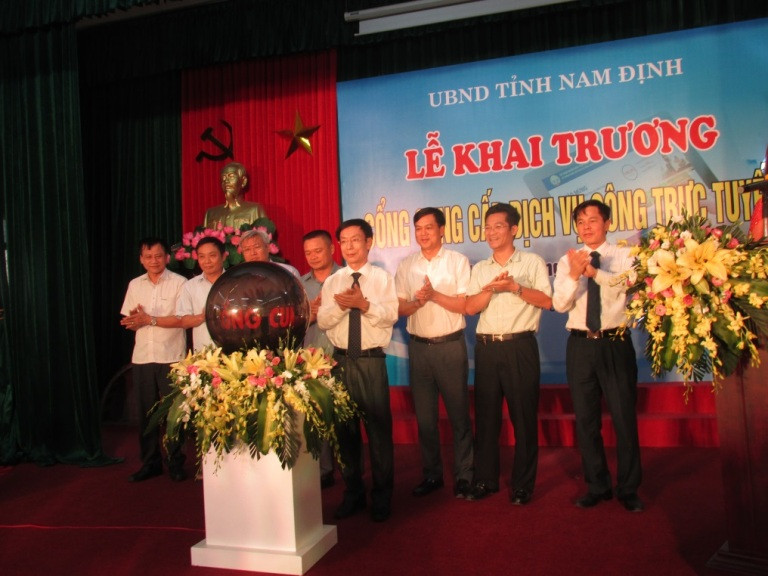 Nam Định: Khai trương Cổng cung cấp dịch vụ công trực tuyến