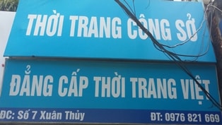 Số 7 Xuân Thủy, Cầu Giấy, Hà Nội: Thời trang công sở Đẳng cấp thời trang Việt