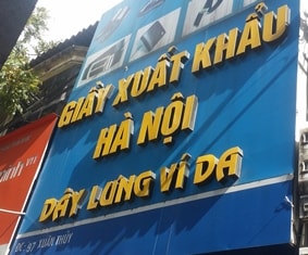 Số 97 Xuân Thủy, Cầu Giấy, Hà Nội: Giầy xuất khẩu Hà Nội Dây lưng Ví da