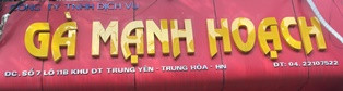 7 lô 11b KĐT Trung Yên, Trung Hòa,Hà Nội: Gà mạnh hoạch