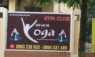 96 phố Chùa Hà, Cầu Giấy, Hà Nội: Câu lạc bộ Yoga