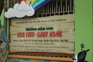 Khu K, làng quốc tế Thăng Long, Cầu Giấy, Hà Nội: Trường mầm non Hoa Linh