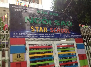 Số 3 TT3A, Tây Nam Linh Đàm, Hoàng Mai, Hà Nội: Mầm non Ngôi Sao( Star school)