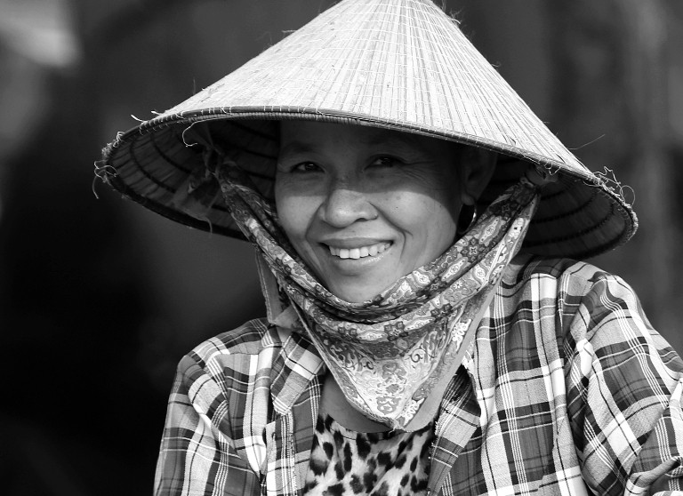 Nụ cười Hà Nội: Ảnh dự thi của tác giả Trần Thắng