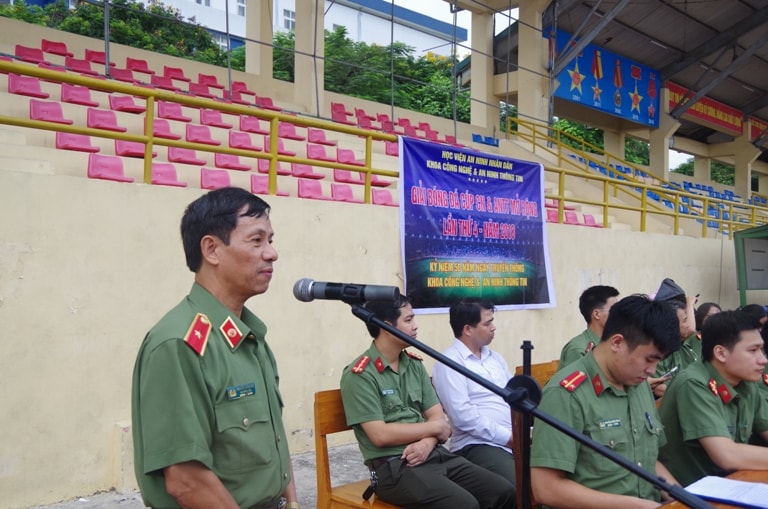 Khai mạc giải bóng đá “CN&ANTT mở rộng” -  lần thứ 4, năm học 2018 - 2019