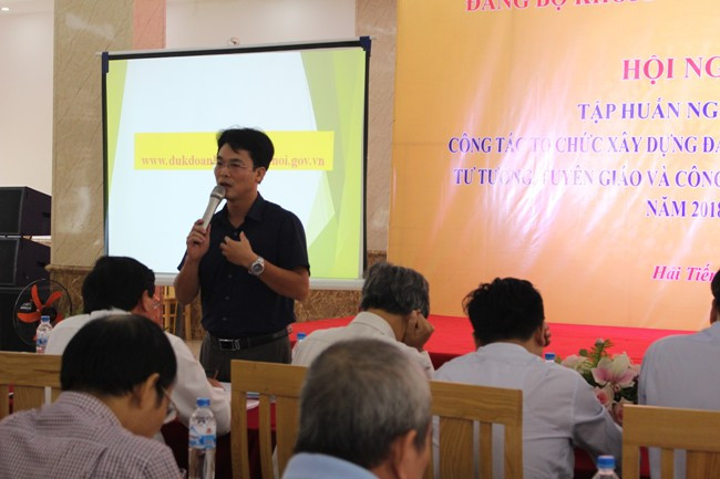 Đảng ủy khối doanh nghiệp Hà Nội: Khai mạc Hội nghị tập huấn nghiệp vụ công tác Đảng năm 2018