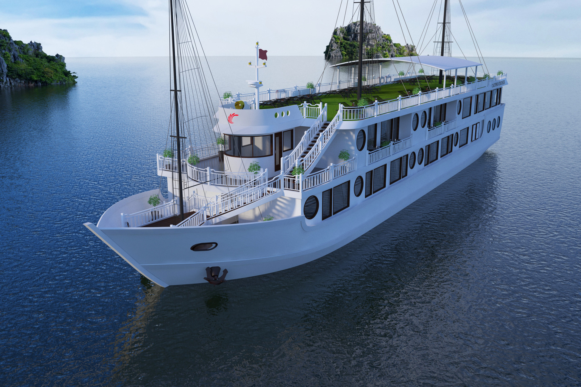 Oriental Sail ra mắt Calypso Cruises trên vịnh Lan Hạ,