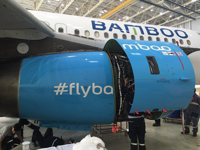 Hé lộ những hình ảnh đầu tiên của máy bay Bamboo Airways