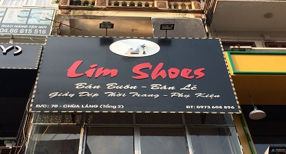 70 Chùa Láng, Đống Đa, Hà Nội: Shop Lim Shoes