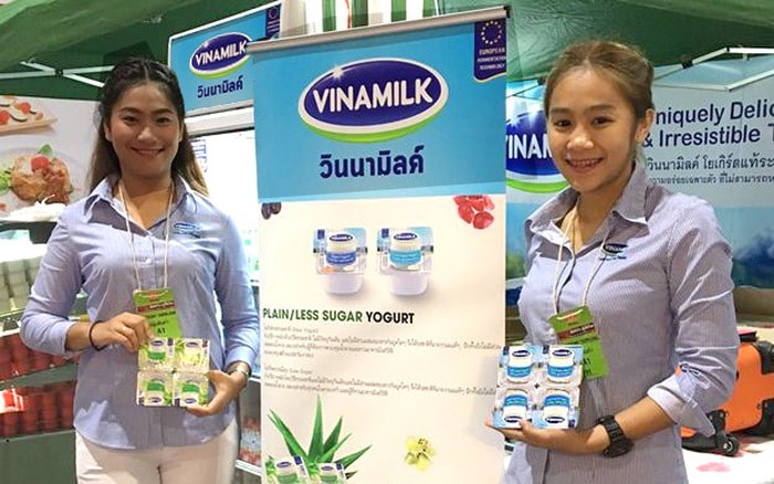 Các sản phẩm của Vinamilk được người tiêu dùng Trung Quốc ưa chuộng tại hội chợ nhập khẩu quốc tế Trung Quốc lần thứ nhất(CIIE 2018), tại Thượng Hải.