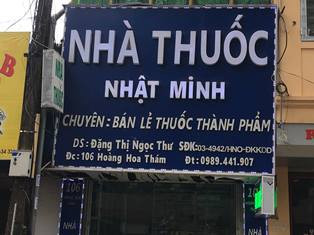 106 Hoàng Hoa Thám, Tây Hồ, Hà Nội: Nhà thuốc Nhật Minh