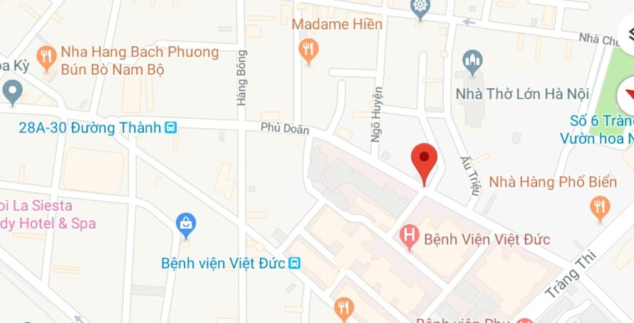 Phố Phủ Doãn, quận Hoàn Kiếm, Hà Nội.