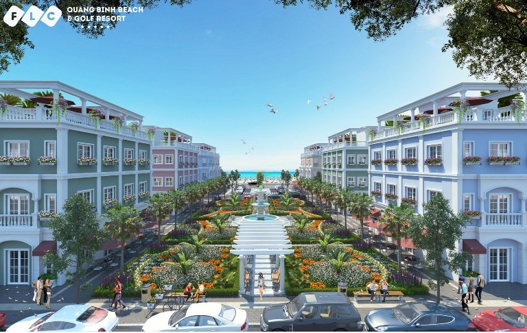 Khám phá những khu phố sầm uất của FLC Lux City - The Ocean Village Quảng Bình