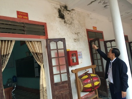 Lộc Hà - Hà Tĩnh: Gần 500 học sinh phải học trong ngôi trường xuống cấp trầm trọng
