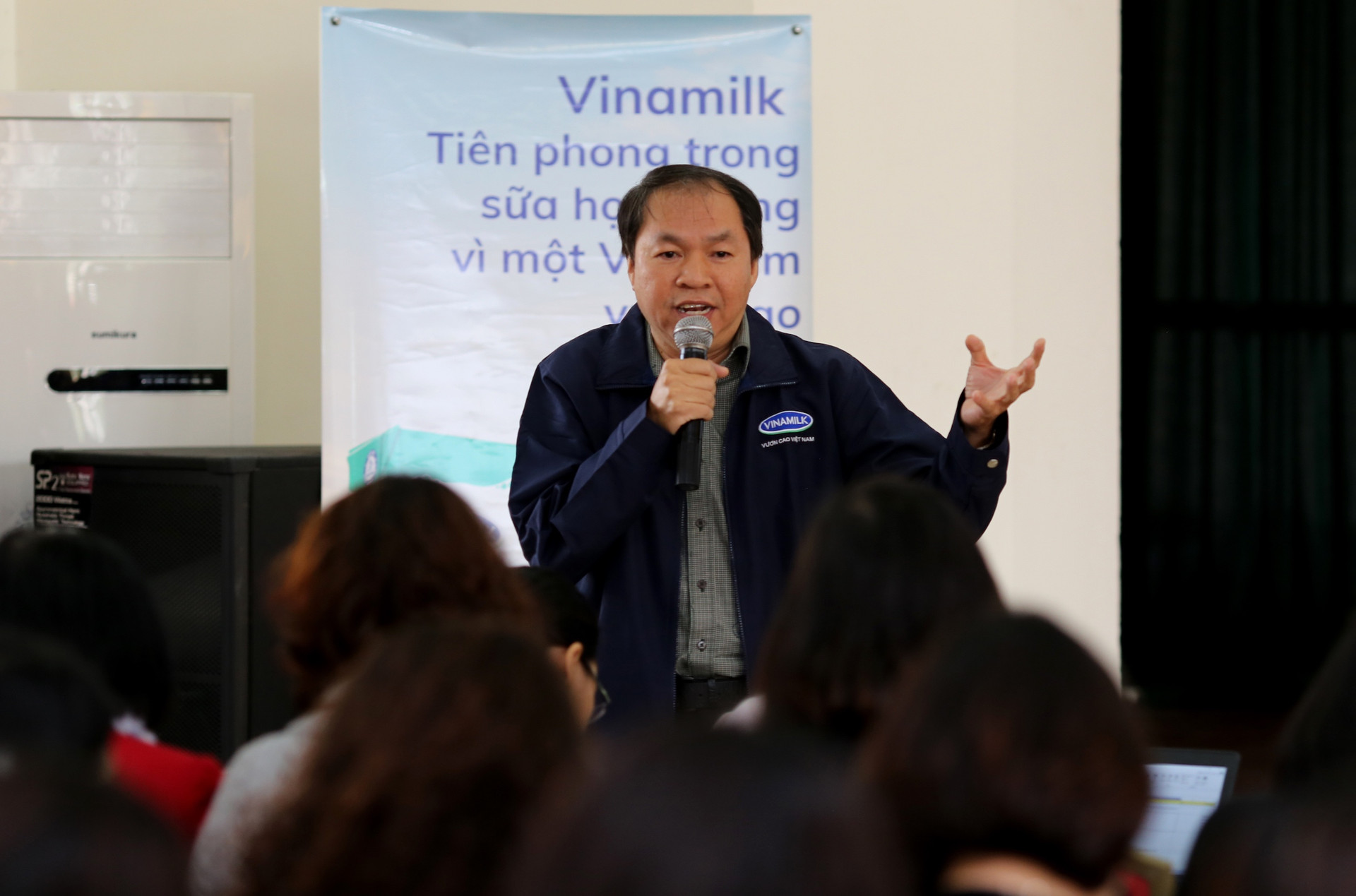 Tập huấn triển khai đề án sữa học đường Hà Nội thể hiện sự đồng lòng vì một Việt Nam vươn cao.