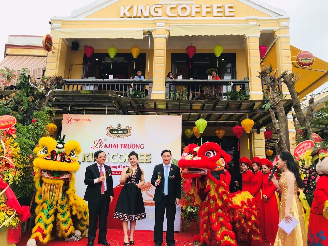 King Coffee tiếp tục khai trương quán mới tại Hội An.