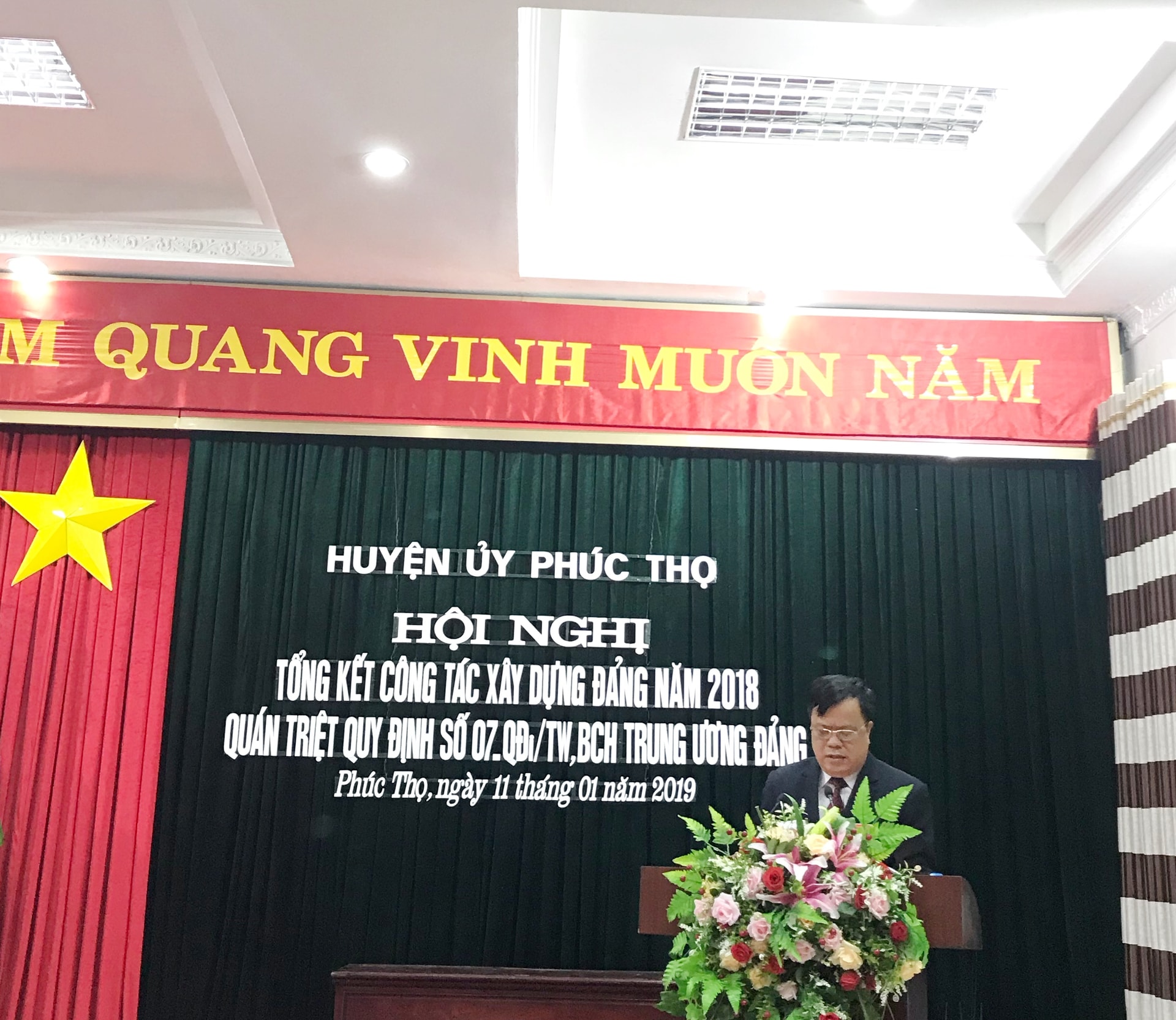 Huyện Phúc Thọ: Thực hiện tốt công tác xây dựng Đảng trong sạch, vững mạnh