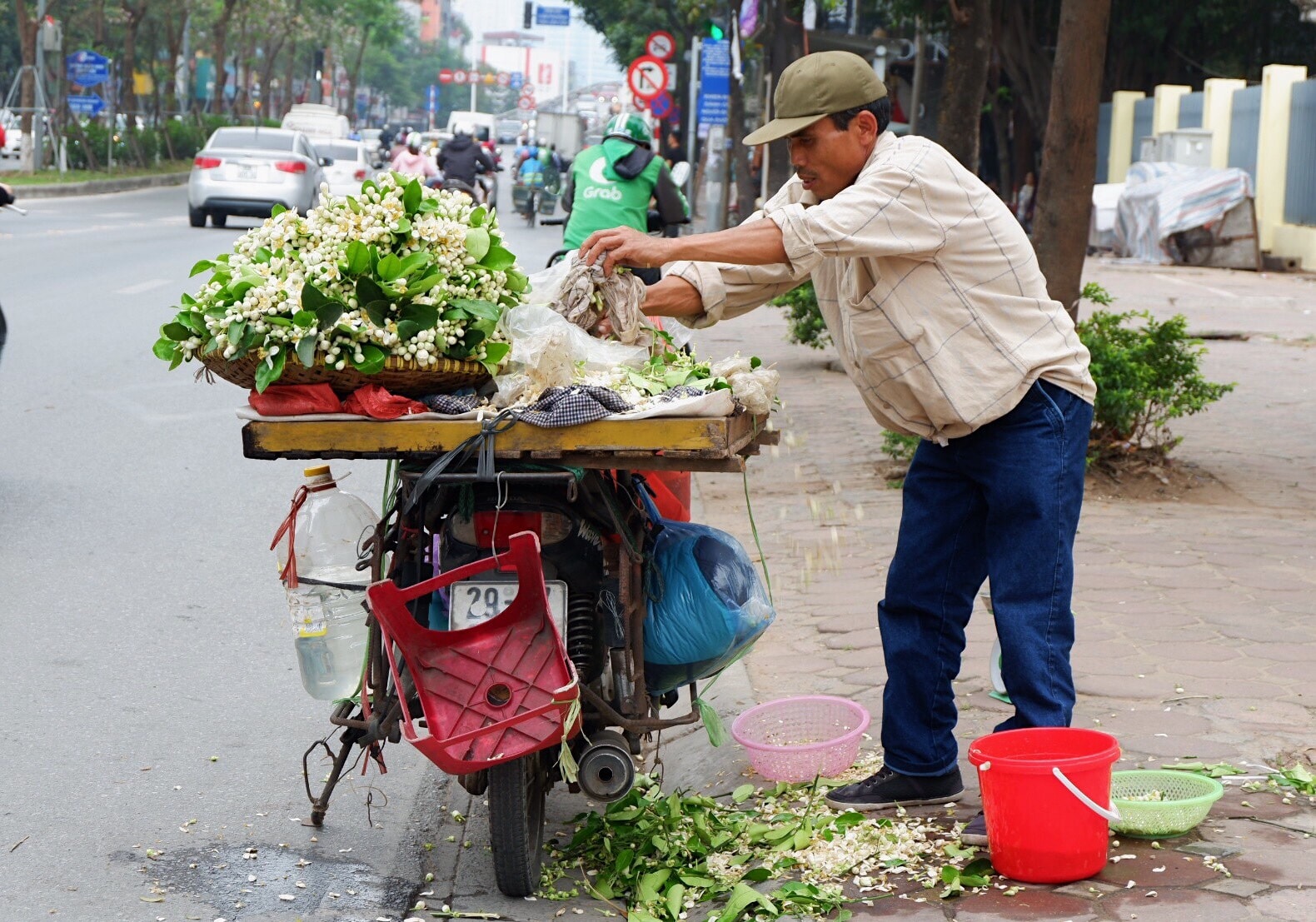 Tháng 3 chưa về, hoa bưởi đã vội đưa hương