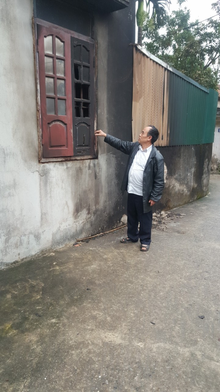 Thanh Oai, Hà Nội: Phóng hoả đốt nhà Nguyên địa chính xã Cao Dương