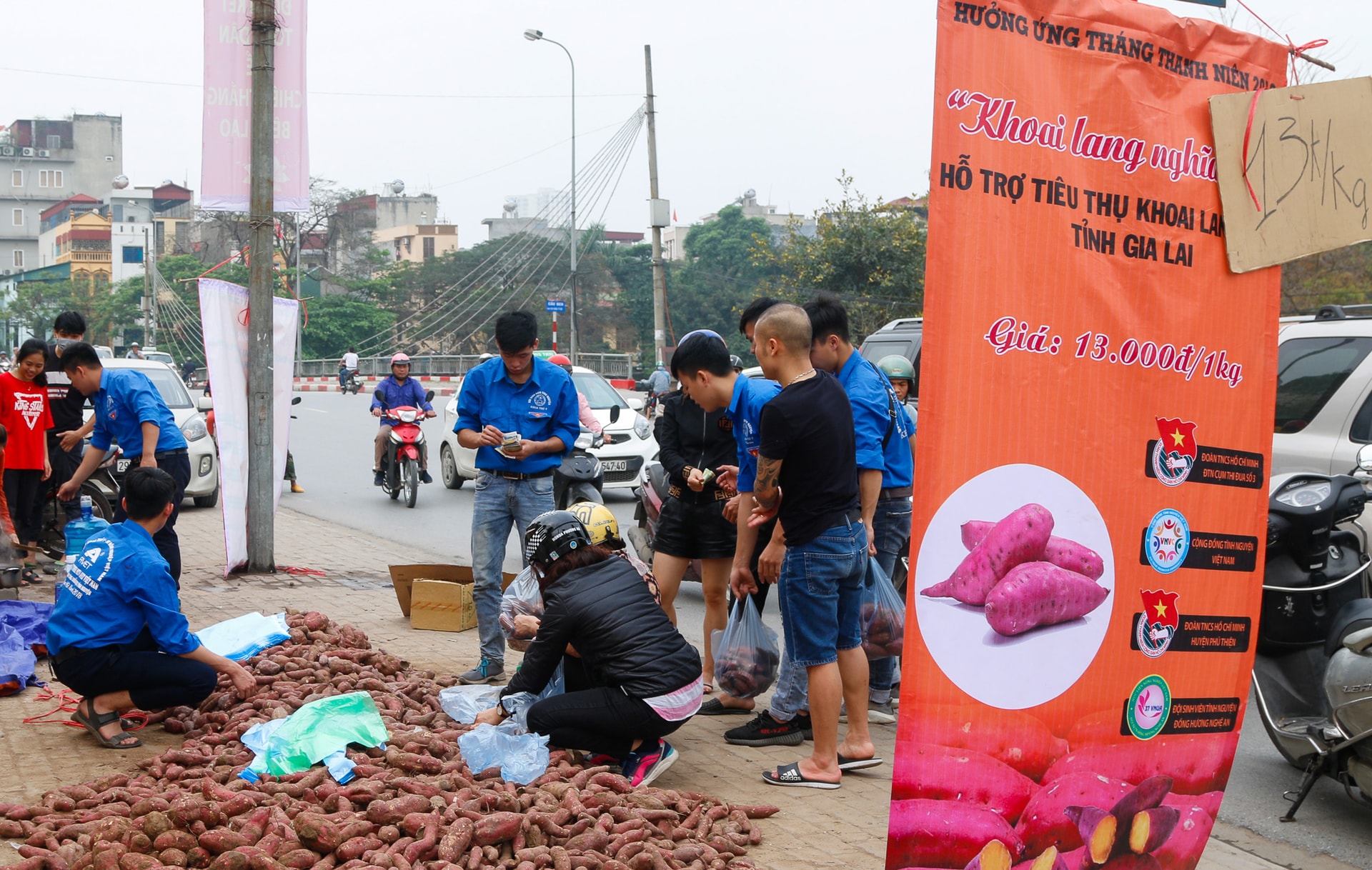 Cộng đồng tình nguyện Việt Nam và chiến dịch “Khoai lang nghĩa tình” tại Hà Nội