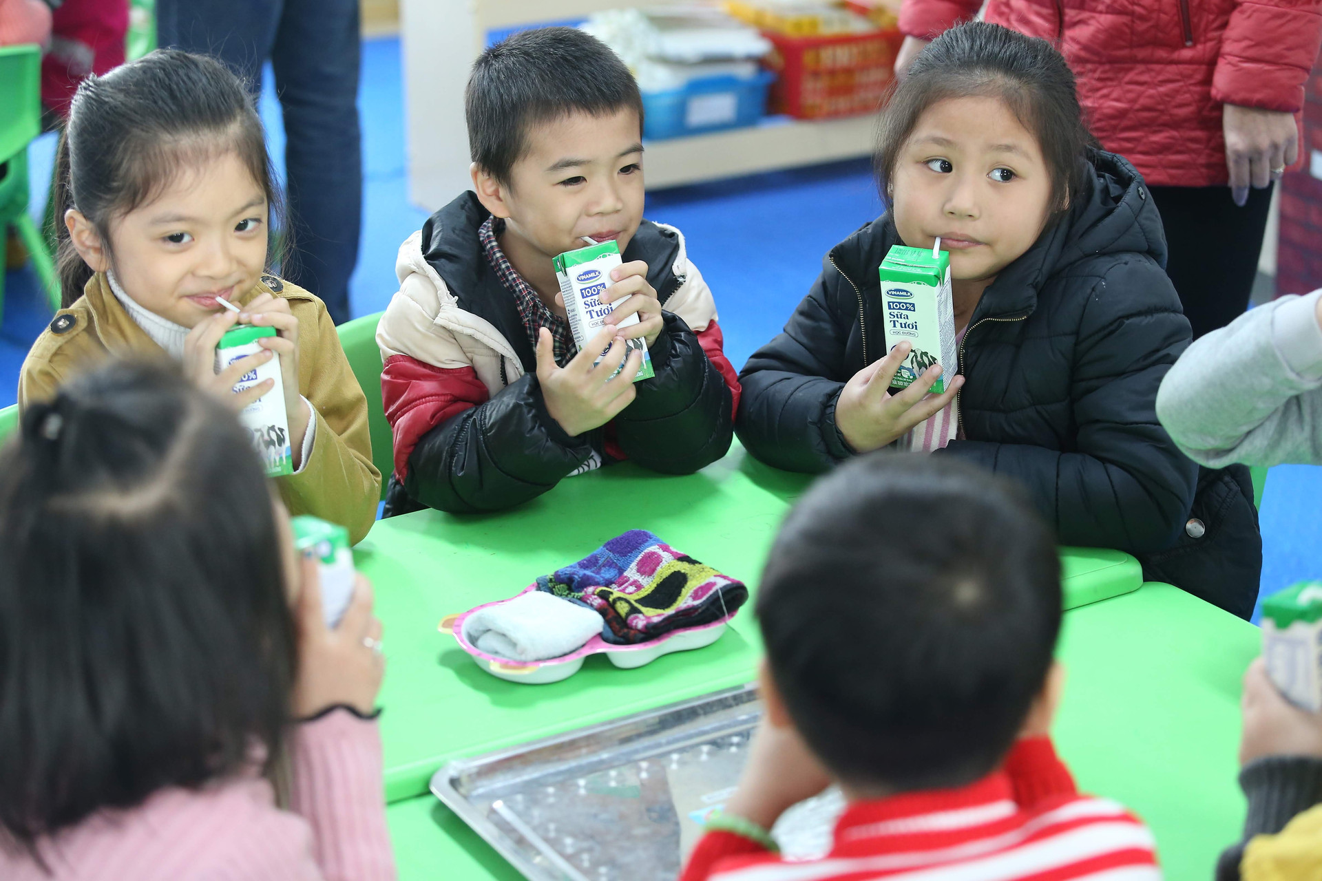 Chương trình Sữa học đường tại Hà Nội.