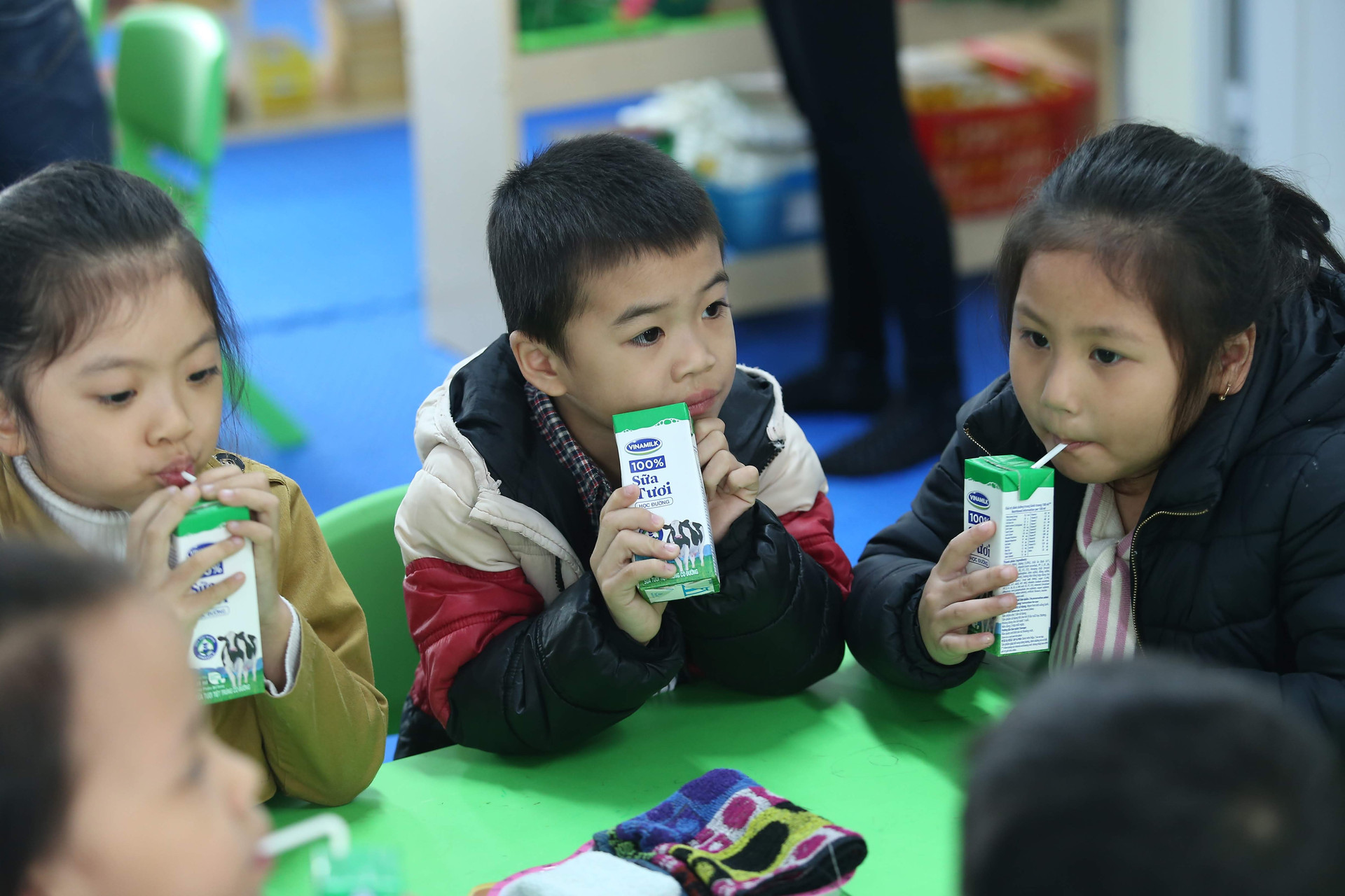 Chương trình Sữa học đường tại Hà Nội.