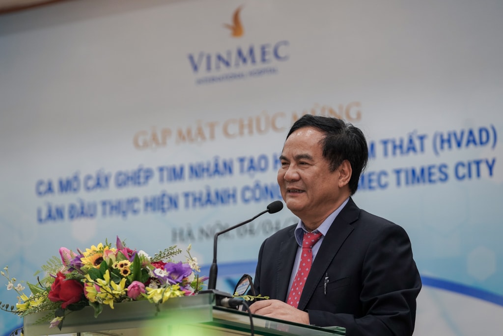 Vinmec cấy ghép thành công tim nhân tạo hỗ trợ tâm thất cho bệnh nhân suy tim giai đoạn cuối.