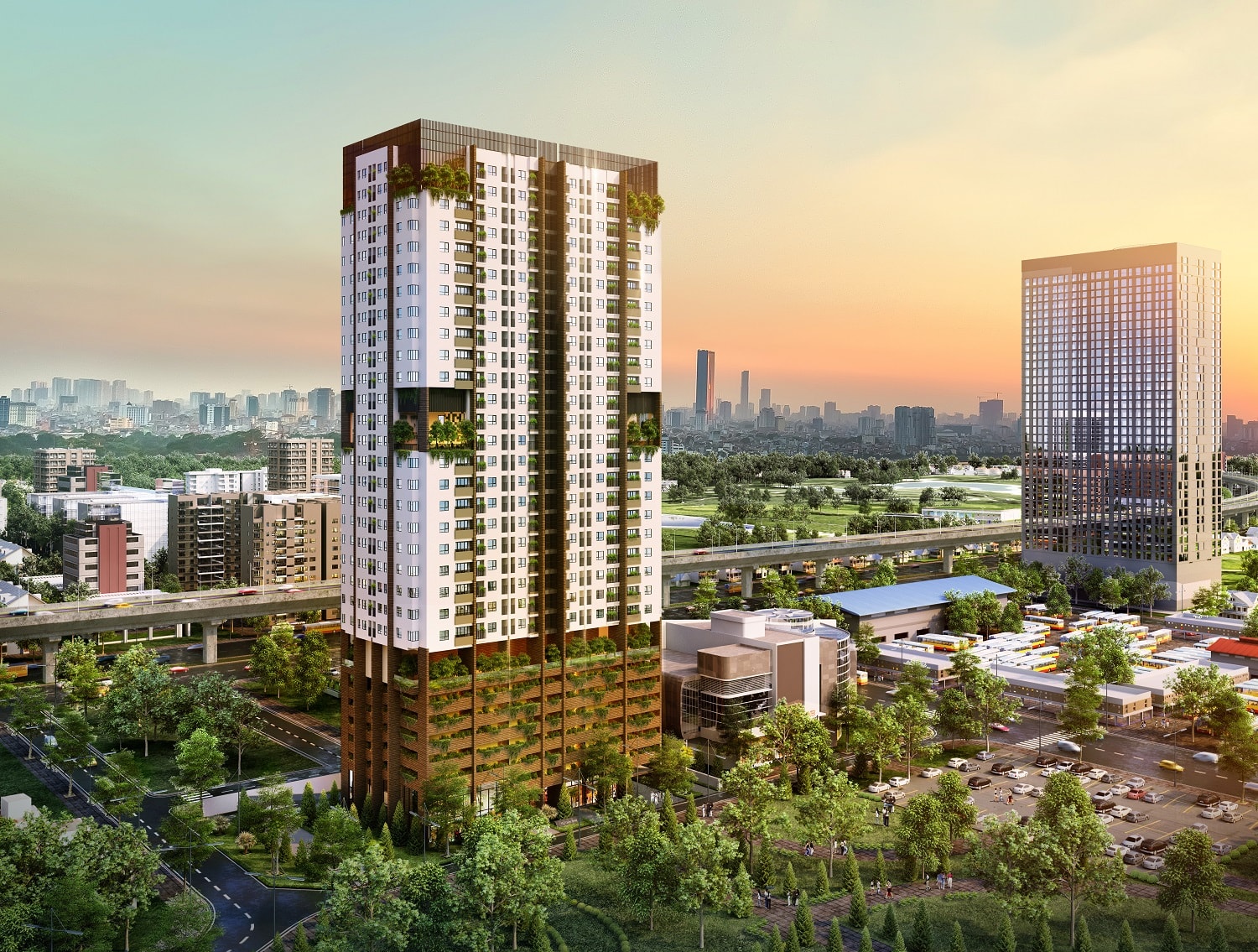 Khu đỗ xe thông minh - Thiết kế độc đáo trong dự án nghìn tỷ FLC Green Apartment