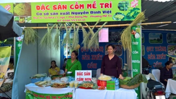 Nghề cốm Mễ Trì là di sản văn hóa phi vật thể quốc gia