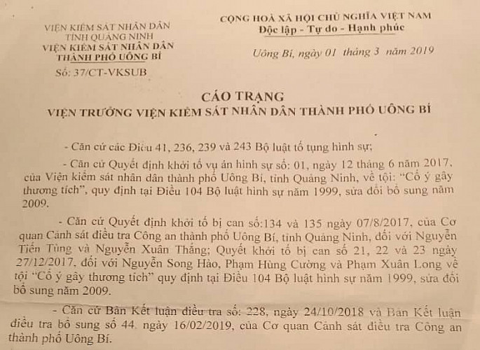 Nhiều uẩn khúc trong một vụ án ở Uông Bí, Quảng Ninh: Bài 2: Chứng cứ... câm!