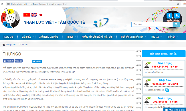 Công ty XKLĐ Việt Lực: Bài 1- Thừa nhận trả lương sai hợp đồng