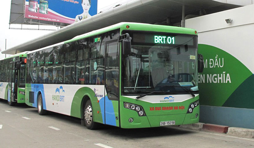 Tăng tần suất xe buýt nhanh BRT trong giờ cao điểm