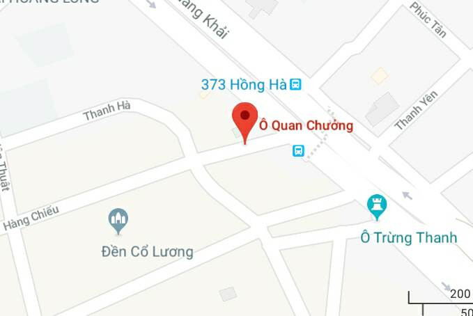 Phố Ô Quan Chưởng, quận Hoàn Kiếm, Hà Nội.