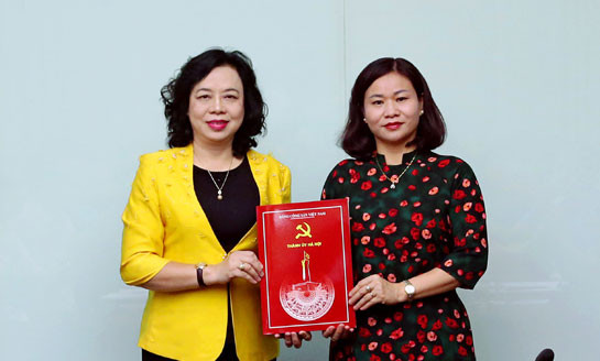 Đồng chí Nguyễn Thị Tuyến được phân công giữ chức Trưởng ban Dân vận Thành ủy Hà Nội